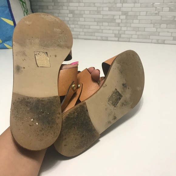 J. Crew Leather Tan Sandals - Picture 7 of 8